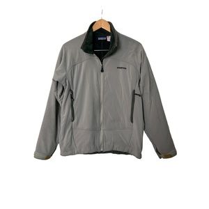 Vintage Patagonia Men's Adze Hybrid Jacket Full Zip Polartec Softshell M USA